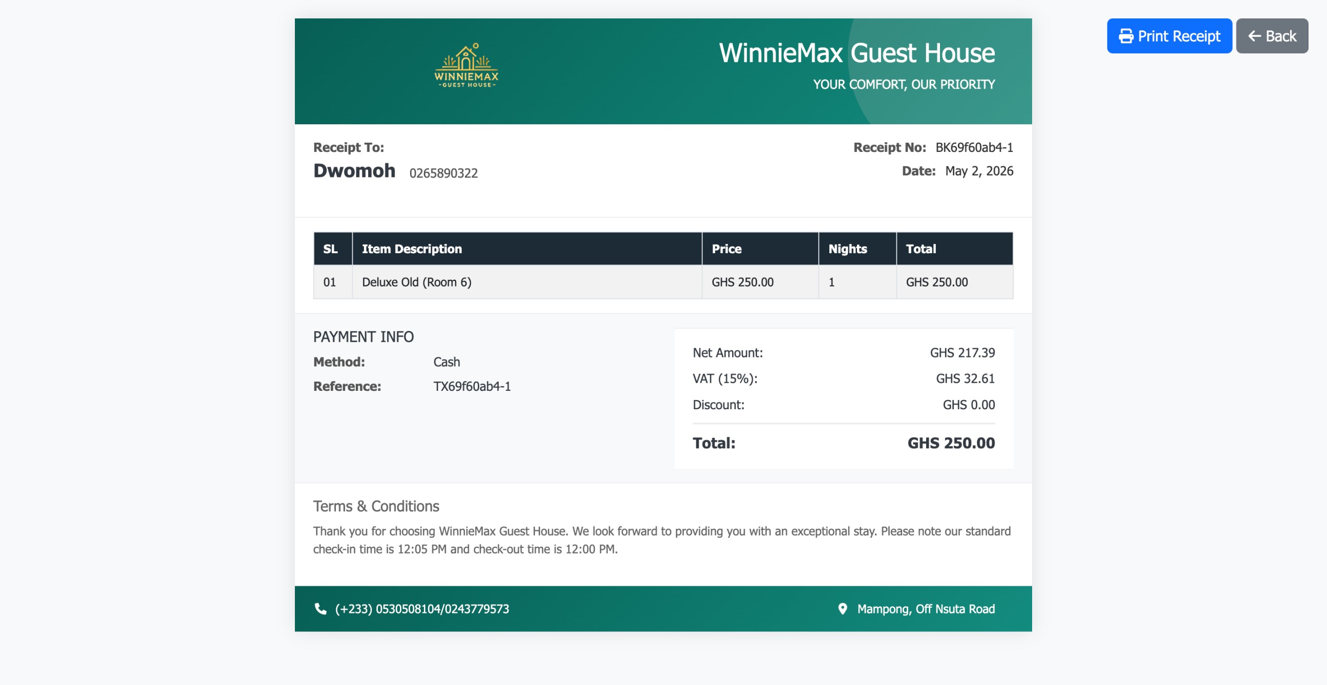 Winniemax project screenshot